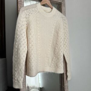 Sezane Come Jumper in White